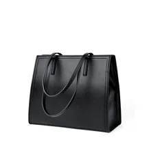 2018 New Pu Leather Handbags Big Women Bag High Quality Casual Female Bags Tote Brand Shoulder Bag 2 bags european style fashion new women handbags 2017 high quality pu leather women big tote bag stone grain tassel shoulder bag