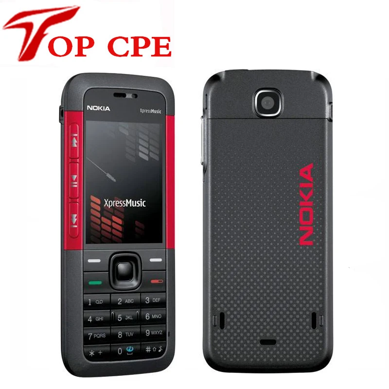 Original 5310 Nokia 5310 XpressMusic Bluetooth Java Phone 2MP MP3 palyback Refurbished Freeshipping
