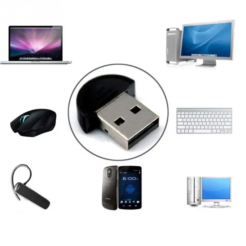 Top Quality Mini USB Bluetooth Adapter V2.0 Dual Mode Wireless Bluetooth Dongle High Gain CSR For Win7/8/XP