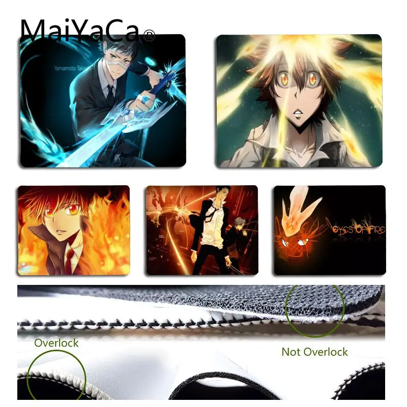 

MaiYaCa Beautiful Anime Katekyo Hitman Reborn DIY Design Pattern Game mousepad Size for 18x22cm 25x29cm Small Mousepad