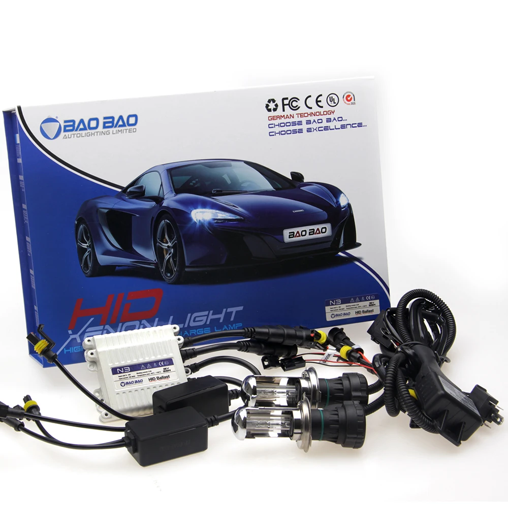 BAOBAO N3 35 Вт автомобильный HID комплект фар 3200Lm супер яркий стандарт полный цифровой