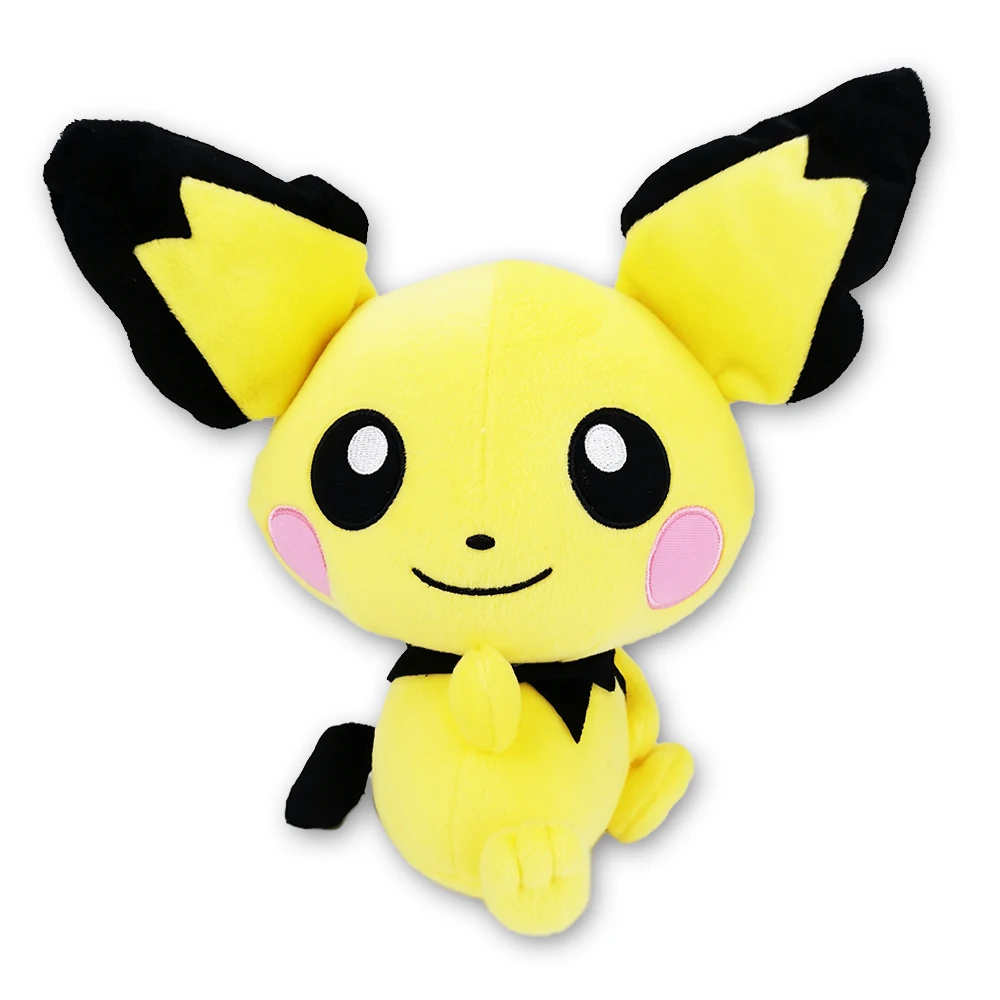 Banpresto POKEMON ABRA/PICHU/JOLTEON большая круглая мягкая плюшевая кукла 23 см 9 06 дюйма фигурка