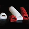 e Shape Silicone Rubber Sealing Strip Oven Door Seals High Temperature Heat Resistant Strip 5M Red ► Photo 2/3