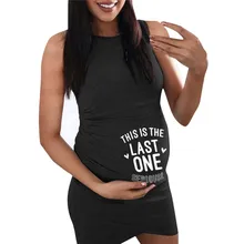 Летнее платье для кормящих грудью Новинка года для женщин средства ухода за кожей для будущих мам Лето рукавов Письмо печати повседневное сарафан беременн