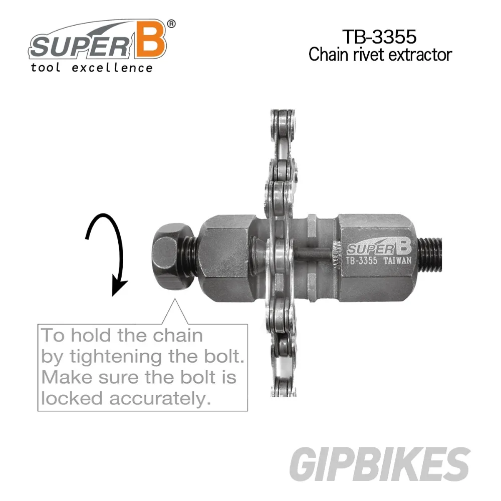 Super B Bicycle Chain Rivet Extractor Repair Tools Cycling Classic Series bike Chain Breaker SplitterTB-3355 Super B Bicycle Chain Rivet Extractor Repair Tools Cycling Classic Series bike Chain Breaker SplitterTB-3355