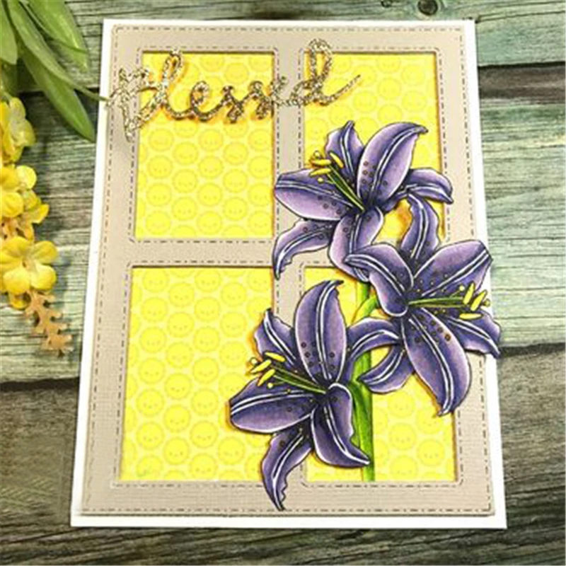 

GJCrafts Window Metal Cutting Dies for Dies Scrapbooking New Arrival Arts Cutting Dies for Album Photo Making Decor Card Crafts