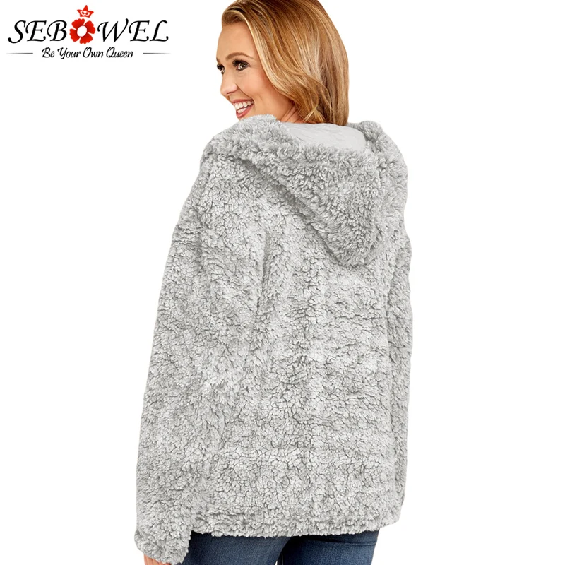 Gray-Zip-Down-Furry-Hooded-Jacket-LC85168-11-2 