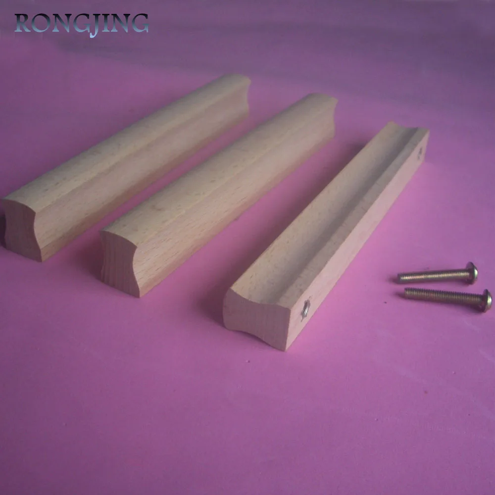 

Wooden Kitchen Cabinet Drawer Knobs 128mm Beech Cupboard Straight Handles Closet Cabinet Bars Bedroom Furniture Solid Wood Pulls