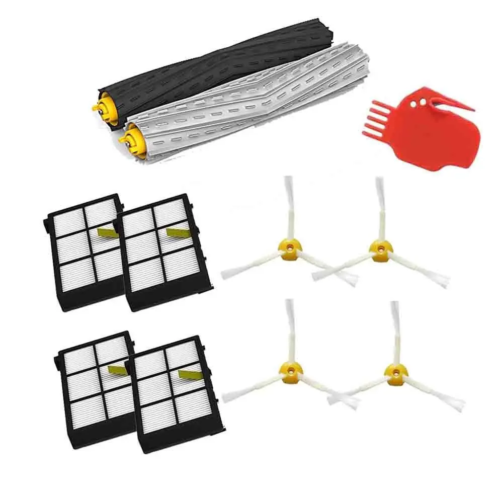 

Replacement For iRobot Roomba 800 series 870 880 980 Tangle-Free Debris Extractor & HEPA Filter & Side Brushes & Cleaning Tool