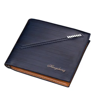 

Wholesale! Men's Luxury RFID Anti-theft Wallet Anti-degaussing Men's Retro Personality Wallet Embossed PU Leather Short Wallet