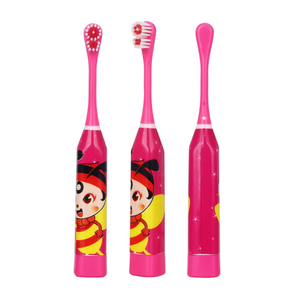 AZDENT Children Electric Toothbrush with 2 pcs Heads Battery Type Cartoon Pattern Teeth Brush Electric Tooth Brush For Kids AZDENT Children Electric Toothbrush with 2 pcs Heads Battery Type Cartoon Pattern Teeth Brush Electric Tooth Brush For Kids