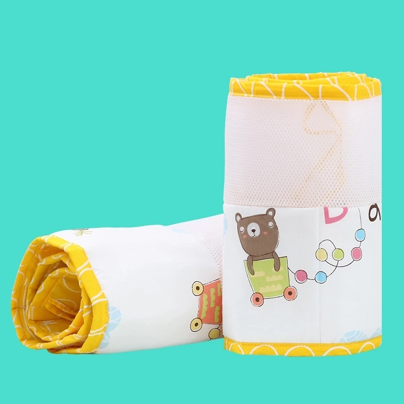 1PC Baby Crib Bumper Bed Around Baby Sleeping Protector Breathable Infant Baby Bedding Bumpers 5 Sizes Anti-collision Cot Bumper