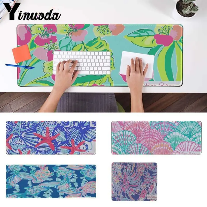 

Yinuoda New Printed lilly pulitzer Office Mice Gamer Soft Mouse Pad Size for 180*220 200*250 250*290 300*900 and 400*900*2mm
