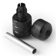 Одна 25 мм черная татуировка машина сцепление авто-замок Алюминиевый сплав ручки поставка