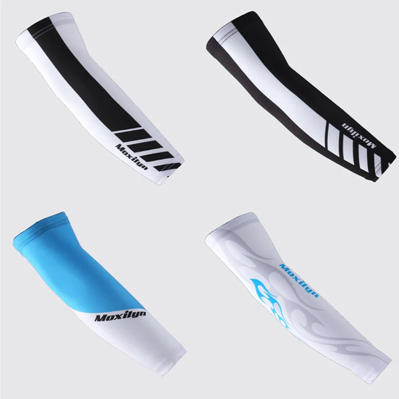 1 Pair Breathable Quick Dry UV Protection Running Arm Sleeves Basketball Elbow Pad Fitness Armguards Sports Cycling Arm Warmers 1 Pair Breathable Quick Dry UV Protection Running Arm Sleeves Basketball Elbow Pad Fitness Armguards Sports Cycling Arm Warmers