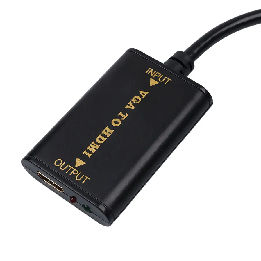 Kebidu VGA HDMI кабель Новое поступление преобразователь 1080P HD аудио AV конвертер TV видео
