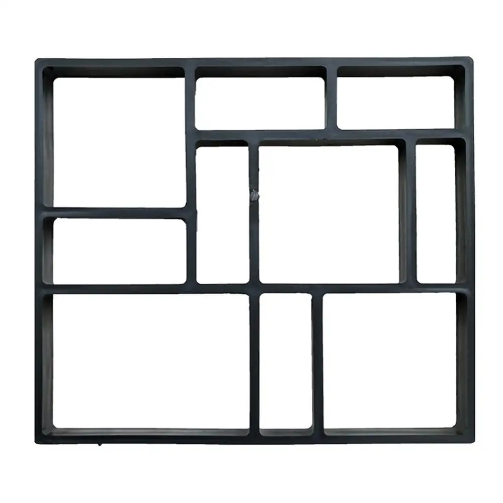 

Garden Walk Pavement Mold DIY Manually Paving Cement Brick Floor Road Concrete Stepping Driveway Stone Path Plastic Molds
