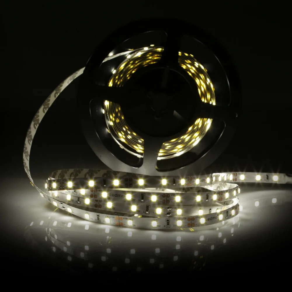Светодиодный MO 2835 ленты 5 м DC12V SMD светодиодный полосы света 300 светодиодный/5 нет