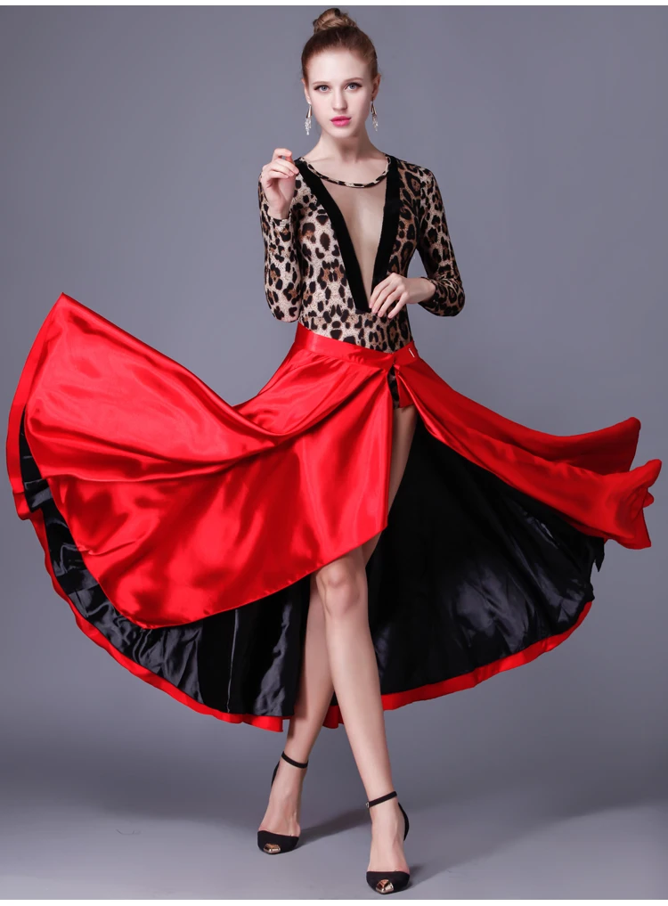 Костюмы для латинских танцев, паодобль, юбка для танцев, накидки, костюмы, красные и черные юбки для фламенко