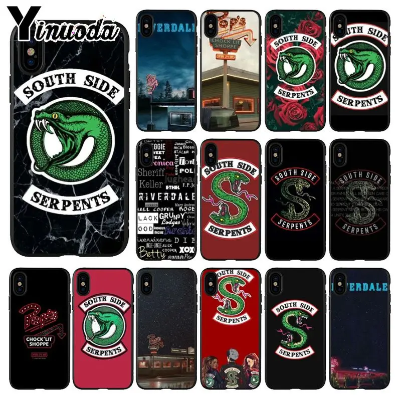 

Yinuoda American TV Riverdale Painted LOGO DIY Protector Case for Apple iPhone 8 7 6 6S Plus X XS MAX 5 5S SE XR Mobile Cover