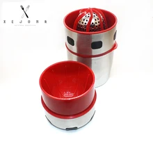 XEJONR соковыжималка из нержавеющей стали оранжевая соковыжималка портативная ручная крышка вращение Цитрусовая Соковыжималка Лимон Апельсин соковыжималка для мандарина