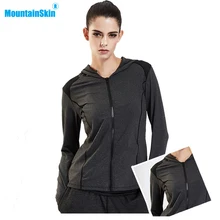 Mountainskin Для женщин Спорт, бег, Йога куртка дышащая быстросохнущая Спортивная одежда для отдыха на природе для Фитнес Пеший Туризм женская ветровка MY004