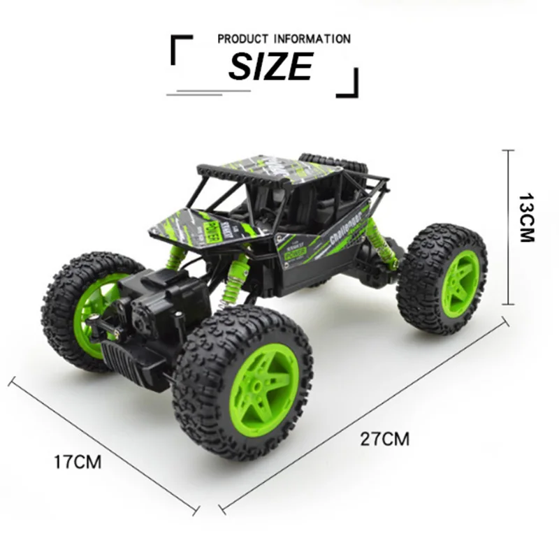 RC автомобиль 1/18 4WD Rock Crawlers 4x4 вождение автомобиля двойные двигатели привод пульт