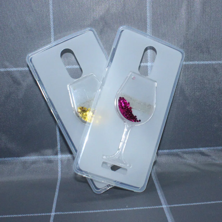 

Luxury Cute Red Wine Quicksand Phone Case Cover For Gionee S6S 5.5'' Original Soft TPU Cases Funda Para