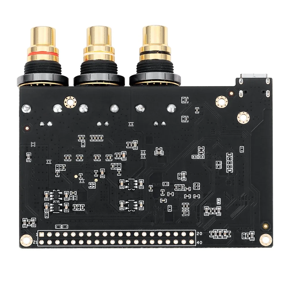  Tarjeta de tono de Khadas ES9038Q2M USB DAC tarjeta de desarrollo de Audio de alta resolución con X