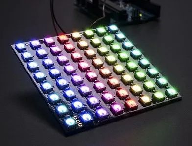 WS2812 светодиодный 5050 RGB 8x8 64 СВЕТОДИОДНЫЙ матричный