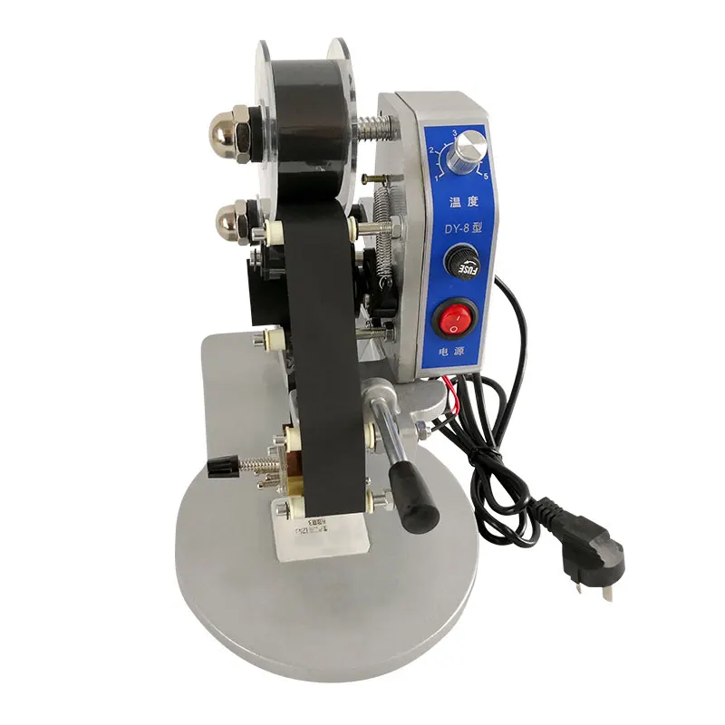 

YTK Color Ribbon Hot Printing Machine Direct Thermal Foil Manual Stamp Printer Coding Machine Date Ribbon Coder DY-8