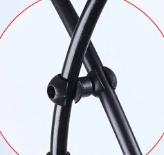 5 шт., комплекты для горной дороги, велосипедного дискового тормозного кабеля, аксессуары для трубопровода, детали для горного велосипеда, Гидравлический тормозной кабель с пряжкой, крюк DC0303 - Цвет: Черный