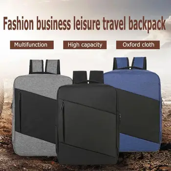 

USB Charging Business Laptop Schoolbags Men Travel Backpacks Nylon Knapsack