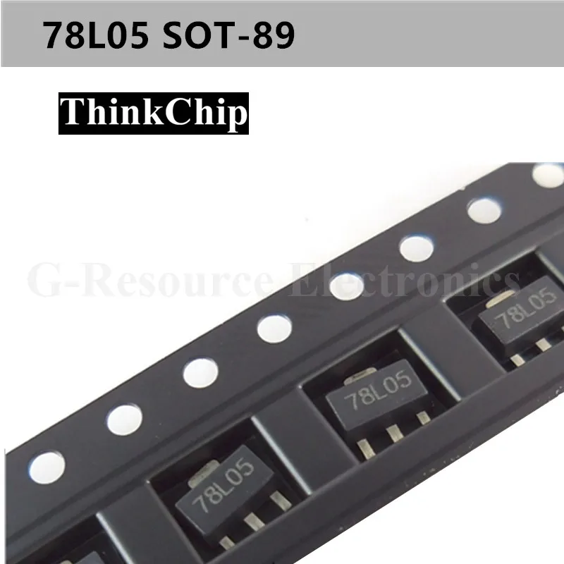 (50 pcs) 78L05 CJ78L05 SOT-89 SMD Three-terminal Voltage Regulator Transistor | Электроника