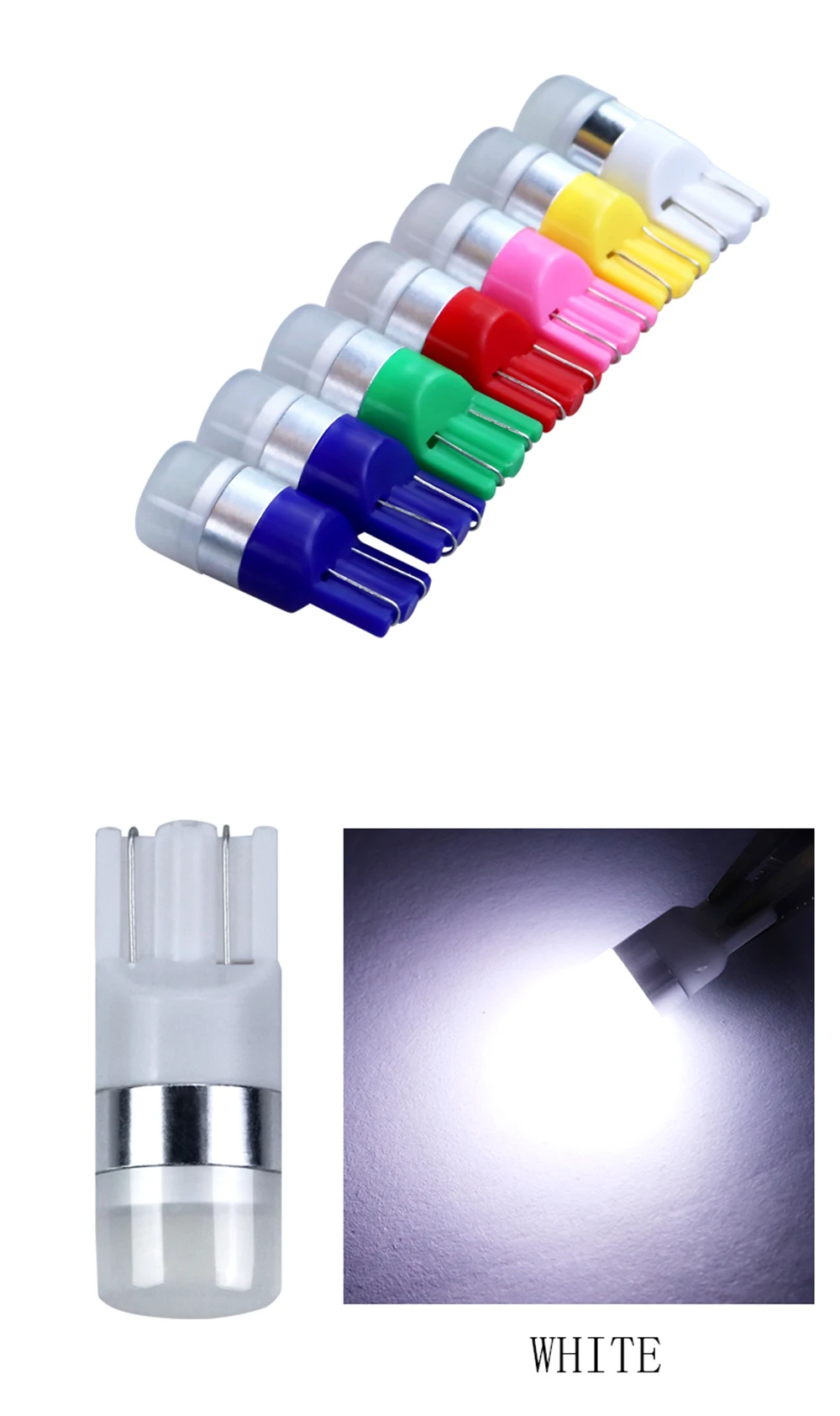 10pcs car led light T10 5630 2smd signal light 2