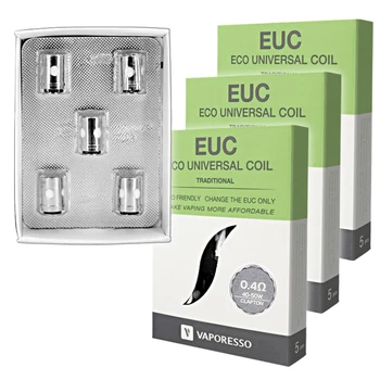 

Vaporesso EUC Traditional 0.4 ohm Clapton Coil Head 15 Pieces for Vaporesso Attitude Drizzle Estoc Veco Plus Tank