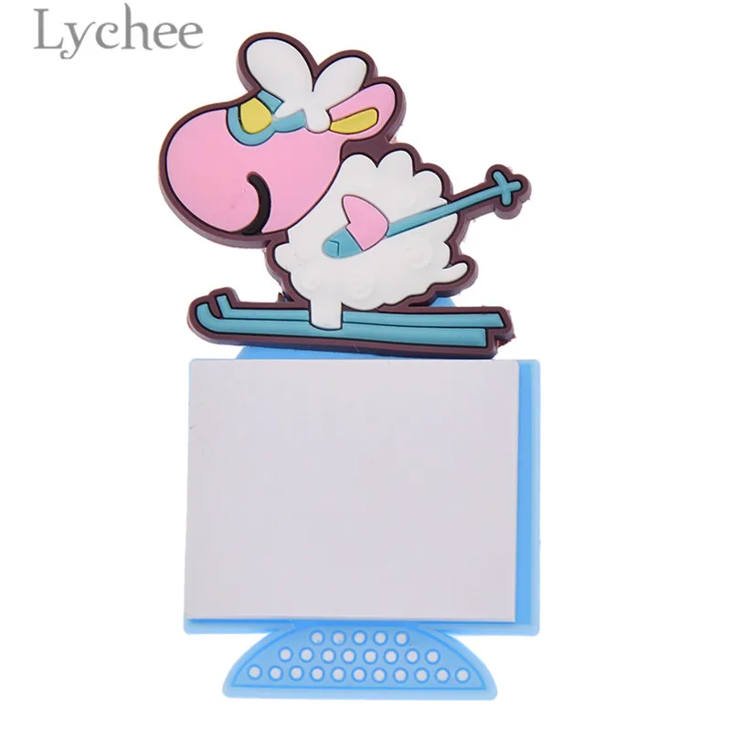 Lychee Kawaii животные дизайн Note бумажный магнит на холодильник прекрасный кот магнит на холодильник украшение для дома кухни