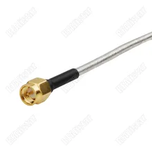 SMA Macho Plugue Direto para Extremidade Exposta RG402 Semi-Flexível 0.141