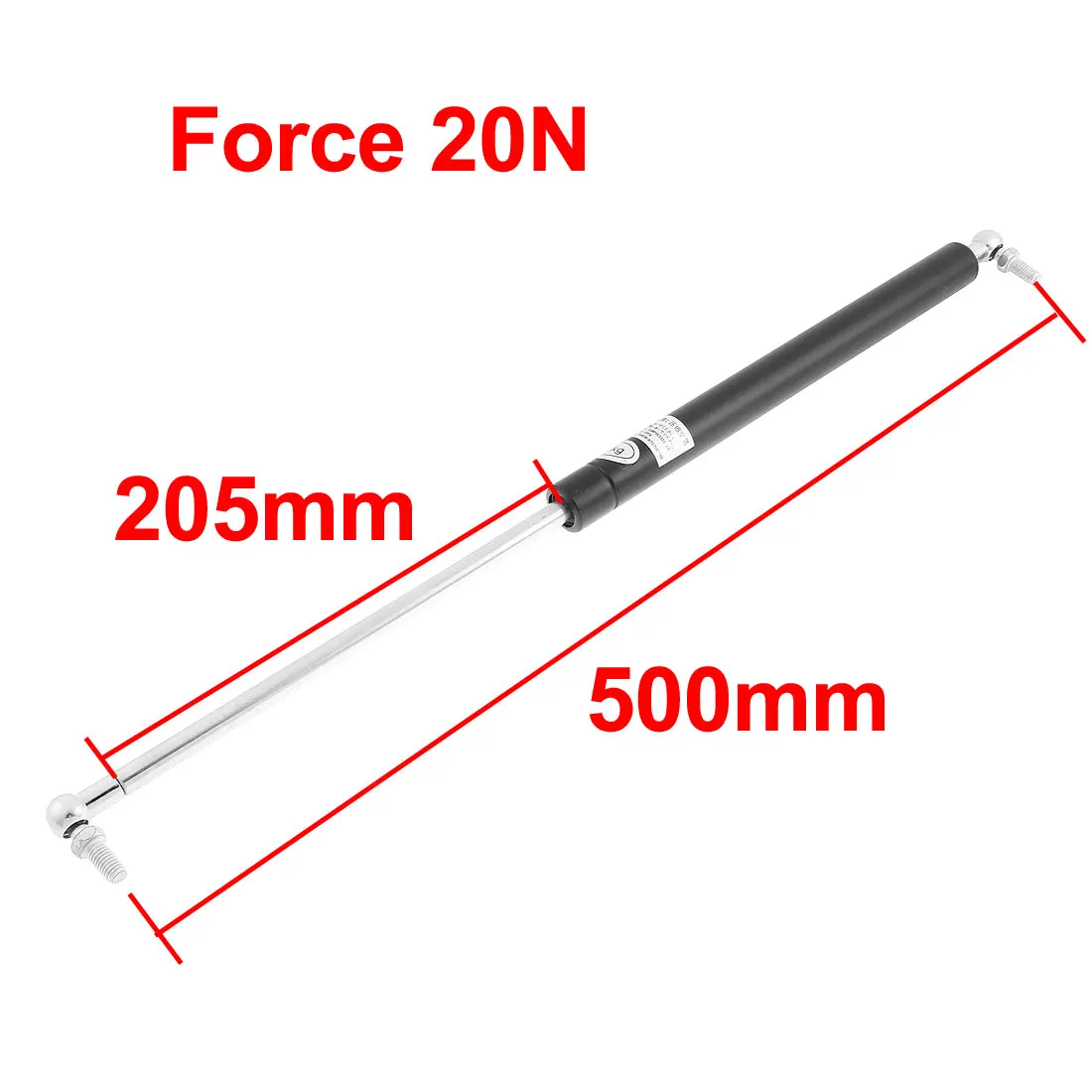 

UXCELL 20Kg Force 520Mm X 205Mm Lift Support Ball Joint Car Automobile Gas Spring