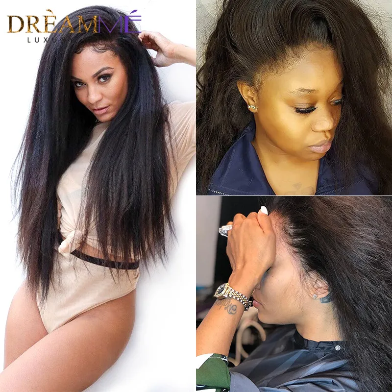 kinky straight human hair wigs (1)