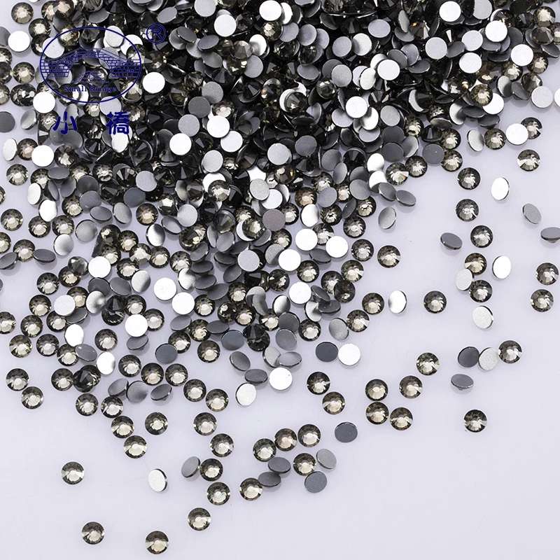 Buy High Quality Smoky Grey Crystal Flat Back