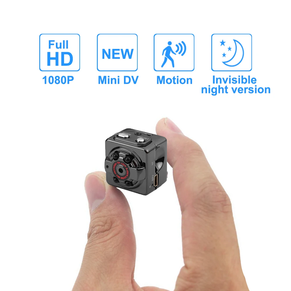 

Original SQ8 HD Mini Camera Invisible Night Version Video Recorder Digital Built-in Battery Cam Smallest DV DVR Support SD Card