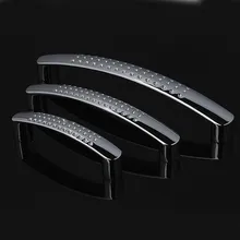 5″ Modern Fashion kitchen cabinet handle chrome wardrobe pull shiny silver drawer dresser cupboard furniture handle knob 128mm