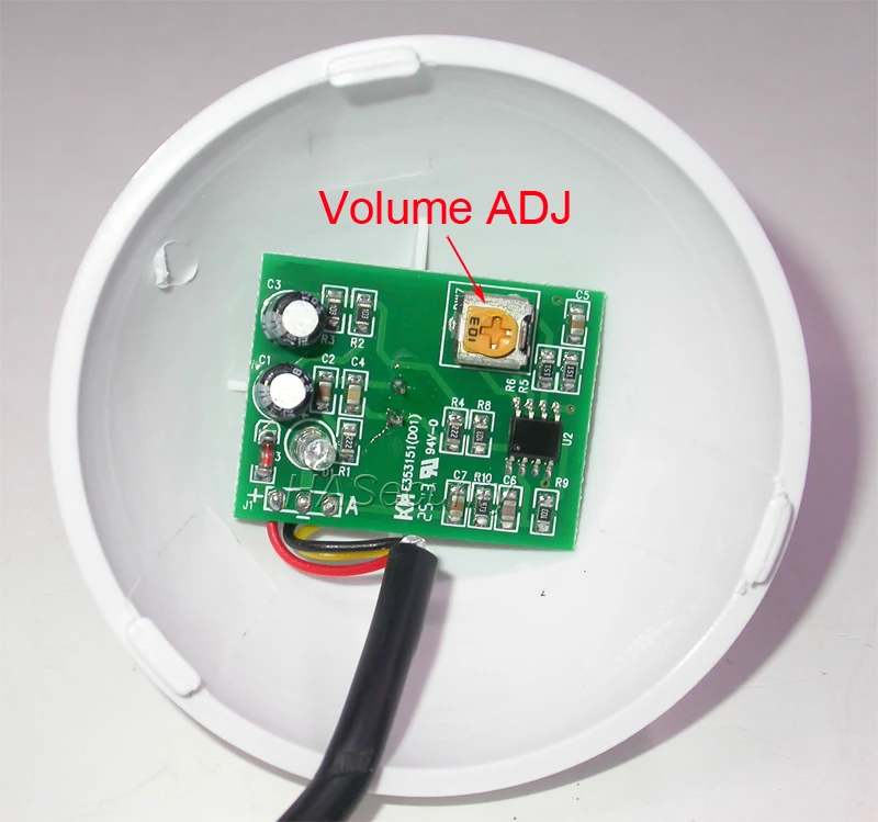 Sound monitor MIC microphone with pre-amplifier for CCTV IP camera Volume output Adjustable