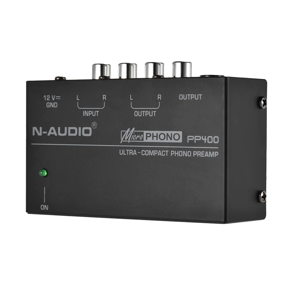 

Ultra-compact Phono Preamp Preamplifier with RCA 1/4" TRS Interfaces