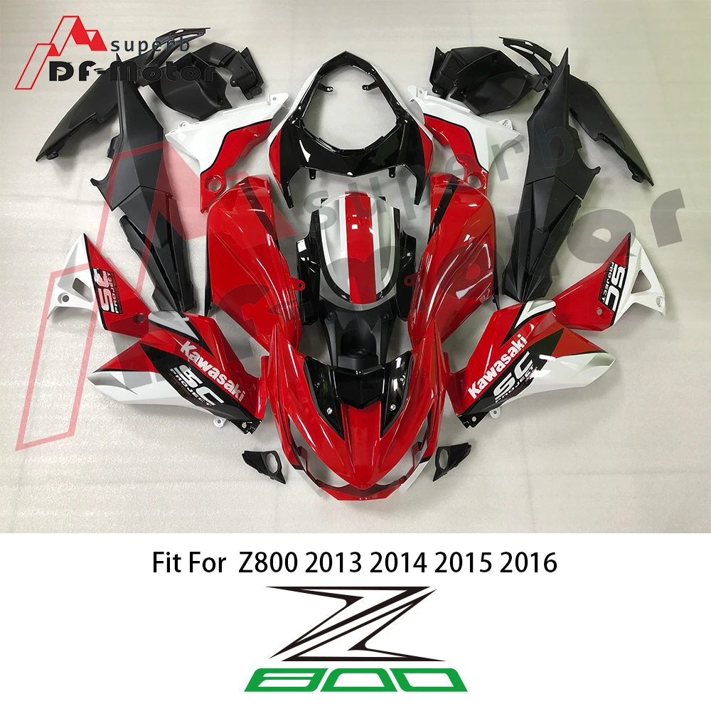 Обтекатели из пластмассы для фотопластика Kawasaki Z800 2013 2016 13 14 15 16 оранжевого