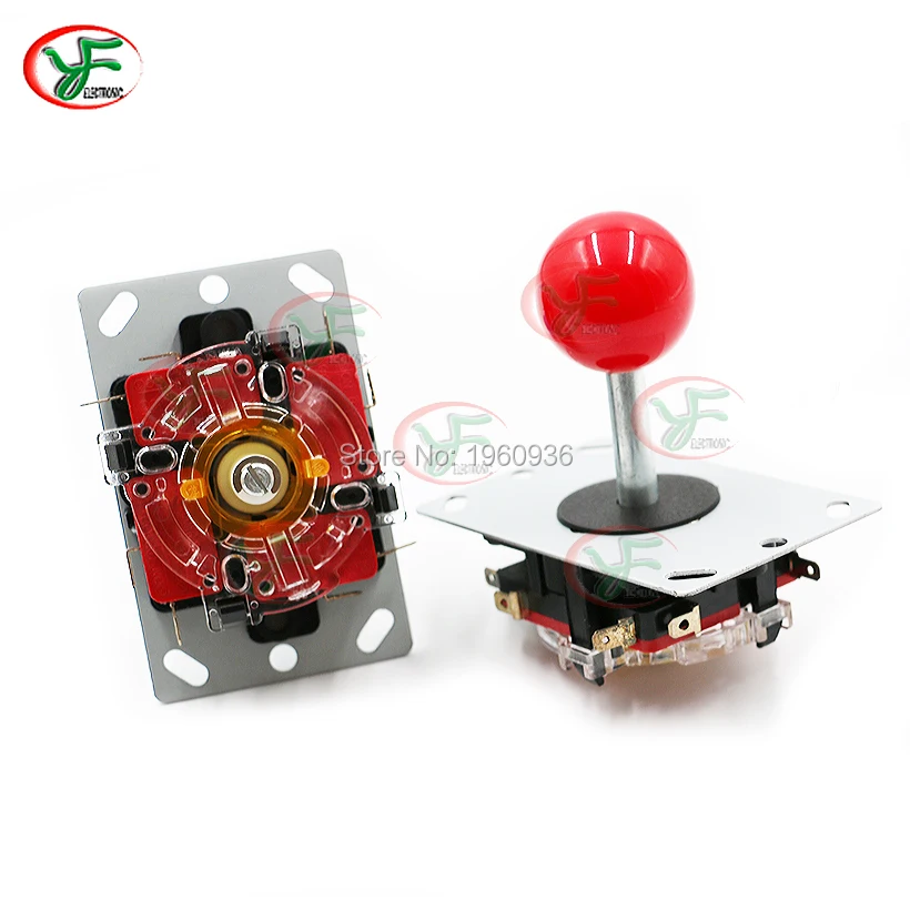 Бесплатная доставка джойстик Sanwa Red Ball 4/8 Way запасные части для аркадных игр сделай