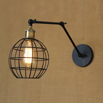 

Modern Black retro wall lamp LED lamp European style LOFT E27 Edison simple wall lamps led lustre Wall lights