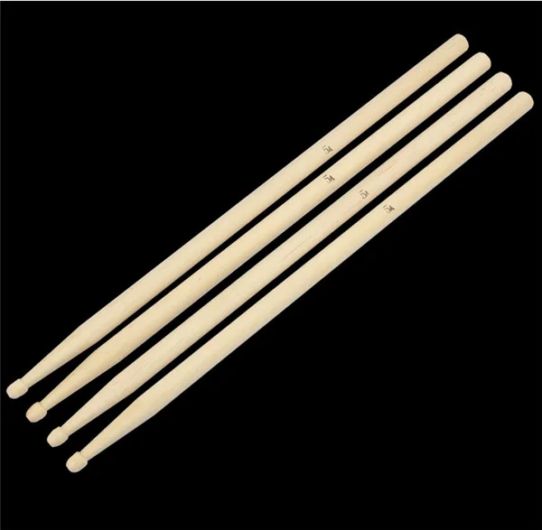 250 pairs 5A Maple Wood Drumsticks Stick for Drum Drums Set Lightweight