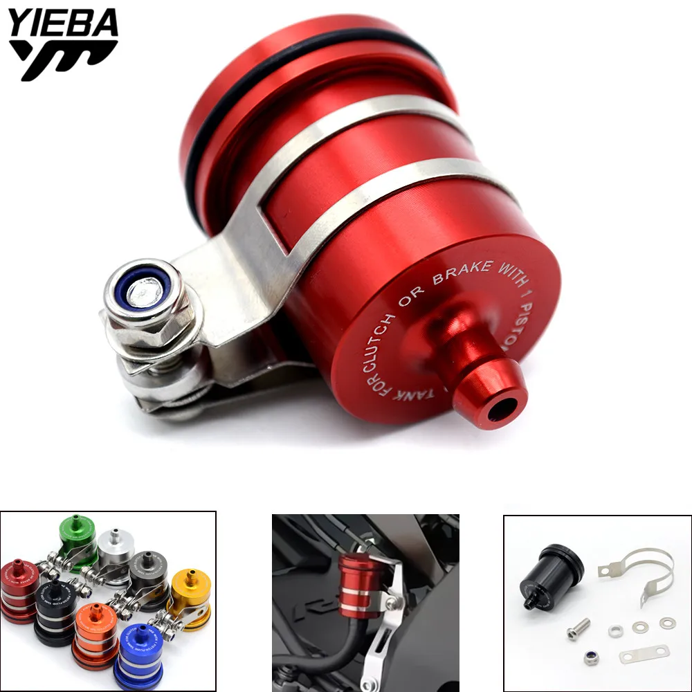 CNC Motorcycle Brake Fluid Reservoir Clutch Tank Oil Fluid Cup for Honda VFR 750 800 VTR1000F CBF1000 VF750S SABRE CBR900 1000RR